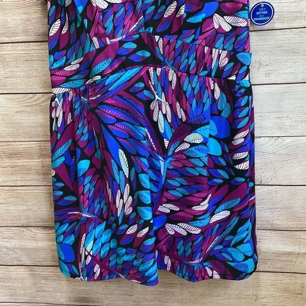 NEW WITH TAGS SWIMSUITS FOR ALL ONE‎ PIECE SWIMSUIT IN BLUE